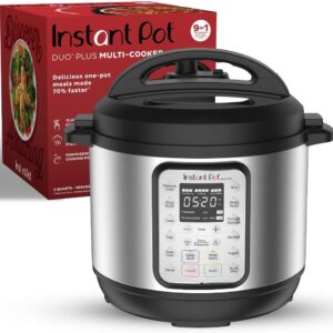 Immediate Pot Duo Plus 9-in-1 Multifunction Electrical Stress Cooker: Sluggish Cooker, Rice Cooker, Steamer, Sauté, Yogurt Maker, Hotter, and Sterilizer – Comes with App That includes…