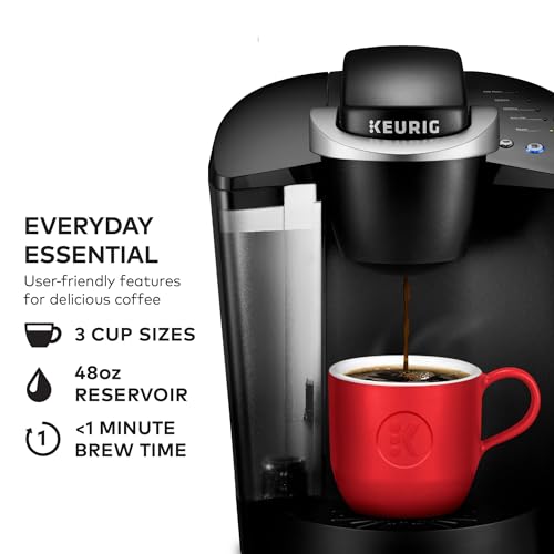 Keurig Okay-Traditional Single Serve Espresso Maker with Okay-Cup Pod, 3 Brew Sizes, 48oz Removable Reservoir, Black